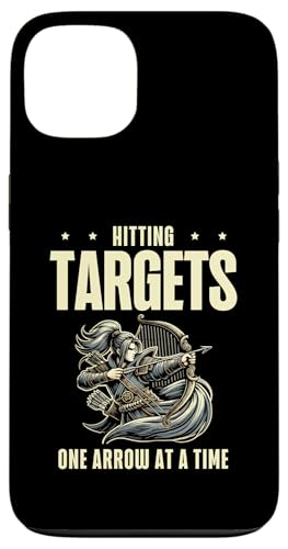 Ziele treffen Ein Pfeil nach dem anderen Bogenschießen Pfeil Bogenschießen Hülle für iPhone 13 von Sports Athlete Sayings For Archer Archery Bow