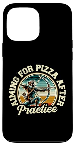 Zielen auf Pizza nach dem Üben Bogenschießen Bogen Pfeil Bogenschießen Hülle für iPhone 13 Pro Max Zielen auf Pizza nach dem Üben Bogenschießen Bogen Pfeil Bogenschießen Hülle für iPhone 13 Pro Max von Sports Athlete Sayings For Archer Archery Bow