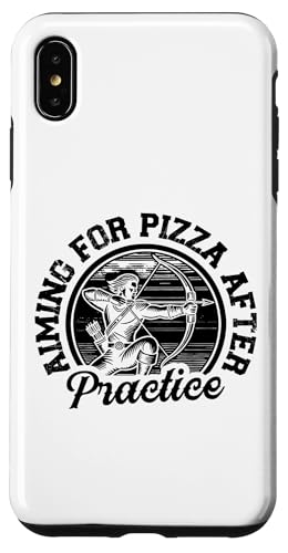 Zielen auf Pizza nach dem Üben Bogenschießen Bogen Pfeil Bogenschießen Hülle für iPhone XS Max Zielen auf Pizza nach dem Üben Bogenschießen Bogen Pfeil Bogenschießen Hülle für iPhone XS Max von Sports Athlete Sayings For Archer Archery Bow