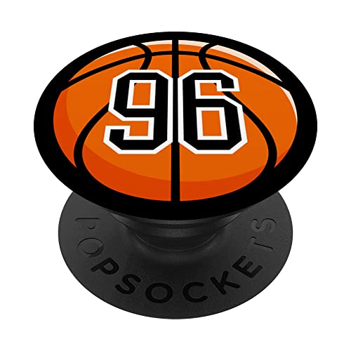 Trikot #96 Basketball Spieler Trikot Nr. 96 PopSockets mit austauschbarem PopGrip von Sports Legendz