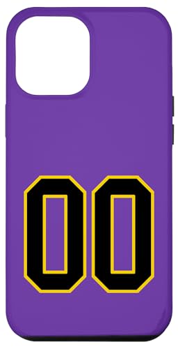 Nummer 0.0 cm schwarz und gelb College Sport Style Hülle für iPhone 12 Pro Max Nummer 0.0 cm schwarz und gelb College Sport Style Hülle für iPhone 12 Pro Max von Sports Numbers Store