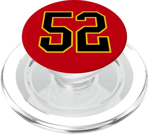 Nummer 132.1 cm schwarz und gelb College Sports Style PopSockets PopGrip für MagSafe Nummer 132.1 cm schwarz und gelb College Sports Style PopSockets PopGrip für MagSafe von Sports Numbers Store