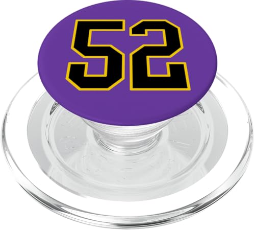 Nummer 132.1 cm schwarz und gelb College Sports Style PopSockets PopGrip für MagSafe Nummer 132.1 cm schwarz und gelb College Sports Style PopSockets PopGrip für MagSafe von Sports Numbers Store