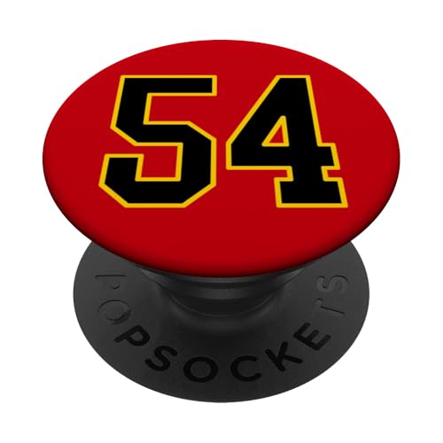 Nummer 137.2 cm schwarz-gelbem College-Sport-Stil PopSockets Klebender PopGrip Nummer 137.2 cm schwarz-gelbem College-Sport-Stil PopSockets Klebender PopGrip von Sports Numbers Store
