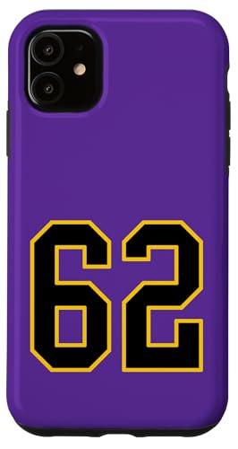 Nummer 157.5 cm schwarz und gelb College Sports Style Hülle für iPhone 11 Nummer 157.5 cm schwarz und gelb College Sports Style Hülle für iPhone 11 von Sports Numbers Store