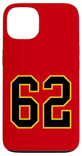 Nummer 157.5 cm schwarz und gelb College Sports Style Hülle für iPhone 13 von Sports Numbers Store