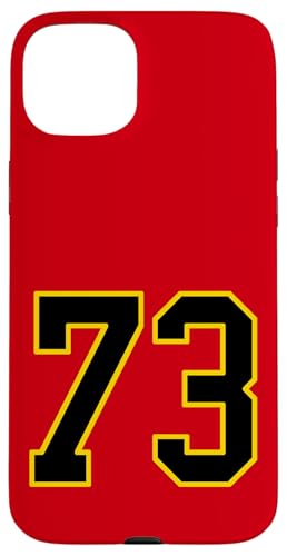 Nummer 185.4 cm schwarz und gelb College Sports Style Hülle für iPhone 15 Plus Nummer 185.4 cm schwarz und gelb College Sports Style Hülle für iPhone 15 Plus von Sports Numbers Store