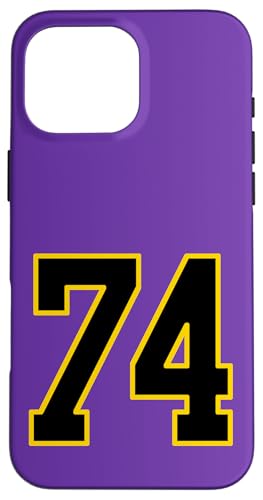 Nummer 188.0 cm schwarz und gelb College Sports Style Hülle für iPhone 16 Pro Max Nummer 188.0 cm schwarz und gelb College Sports Style Hülle für iPhone 16 Pro Max von Sports Numbers Store