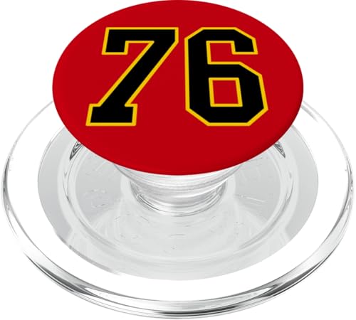 Nummer 193.0 cm schwarz und gelb College Sports Style PopSockets PopGrip für MagSafe Nummer 193.0 cm schwarz und gelb College Sports Style PopSockets PopGrip für MagSafe von Sports Numbers Store