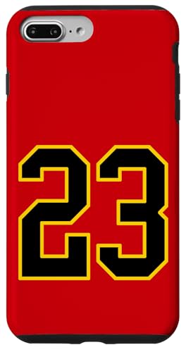Nummer 23 College Sports Style in Schwarz und Gelb Hülle für iPhone 7 Plus/8 Plus Nummer 23 College Sports Style in Schwarz und Gelb Hülle für iPhone 7 Plus/8 Plus von Sports Numbers Store