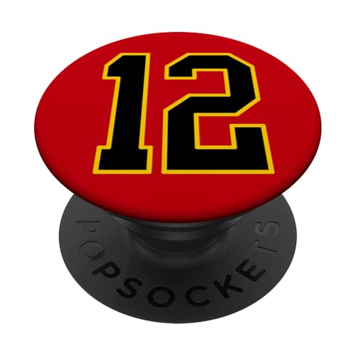 Nummer 30.5 cm schwarz und gelb College Sports Style PopSockets Klebender PopGrip Nummer 30.5 cm schwarz und gelb College Sports Style PopSockets Klebender PopGrip von Sports Numbers Store