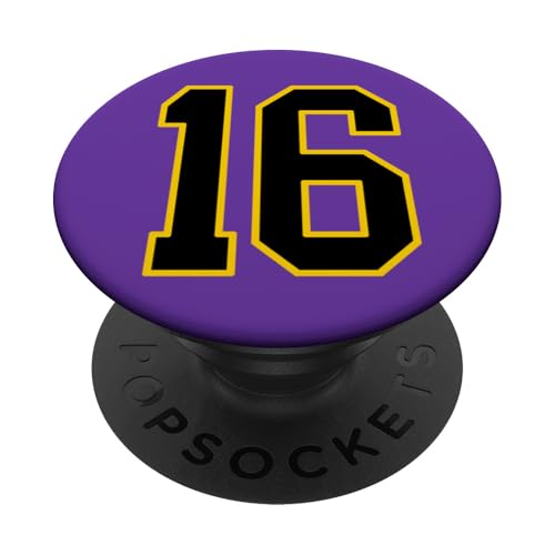 Nummer 40.6 cm schwarz und gelb College Sports Style PopSockets Klebender PopGrip Nummer 40.6 cm schwarz und gelb College Sports Style PopSockets Klebender PopGrip von Sports Numbers Store