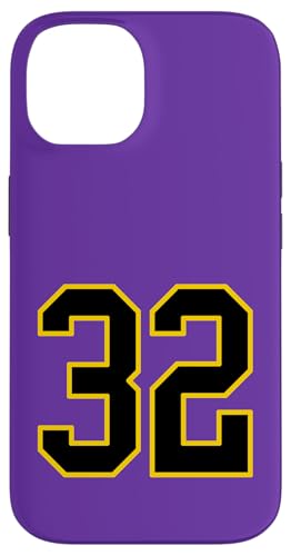 Nummer 81.3 cm schwarz und gelb College Sports Style Hülle für iPhone 14 Nummer 81.3 cm schwarz und gelb College Sports Style Hülle für iPhone 14 von Sports Numbers Store