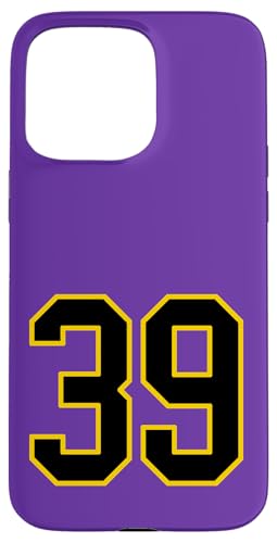 Nummer 99.1 cm schwarz und gelb College Sports Style Hülle für iPhone 15 Pro Max Nummer 99.1 cm schwarz und gelb College Sports Style Hülle für iPhone 15 Pro Max von Sports Numbers Store