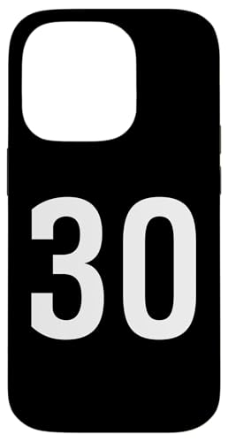 Nummer Dreißig #30 Sport Team Uniform Hülle für iPhone 14 Pro Nummer Dreißig #30 Sport Team Uniform Hülle für iPhone 14 Pro von Sports Teams Numbers Front and Back Team Uniform