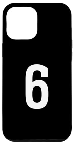 Nummer Sechs #6 Sport Team Uniform Hülle für iPhone 12 Pro Max von Sports Teams Numbers Front and Back Team Uniform