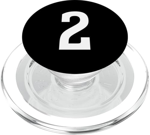 Nummer Zwei #2 Sport Team Uniform PopSockets PopGrip für MagSafe von Sports Teams Numbers Front and Back Team Uniform