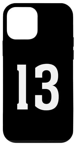 Nummer dreizehn #13 Sport Team Uniform Hülle für iPhone 12 mini von Sports Teams Numbers Front and Back Team Uniform