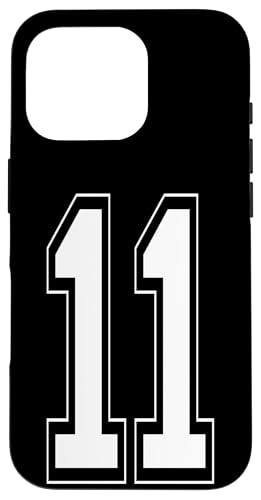 Nummer 11 T-Shirt Baseball Fußball Fußball nummeriertes Trikot Hülle für iPhone 16 Pro Nummer 11 T-Shirt Baseball Fußball Fußball nummeriertes Trikot Hülle für iPhone 16 Pro von Sporty Number Team Numbered Gamewear