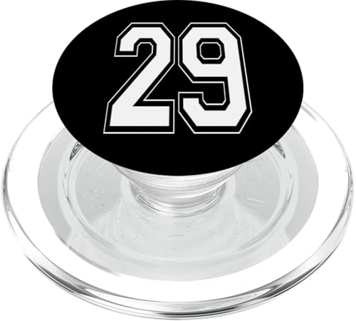 Nummer 29 T-Shirt Baseball Fußball Fußball nummeriertes Trikot PopSockets PopGrip für MagSafe Nummer 29 T-Shirt Baseball Fußball Fußball nummeriertes Trikot PopSockets PopGrip für MagSafe von Sporty Number Team Numbered Gamewear