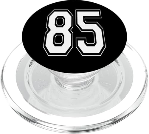 Nummer 85 T-Shirt Baseball Fußball Fußball nummeriertes Trikot PopSockets PopGrip für MagSafe Nummer 85 T-Shirt Baseball Fußball Fußball nummeriertes Trikot PopSockets PopGrip für MagSafe von Sporty Number Team Numbered Gamewear