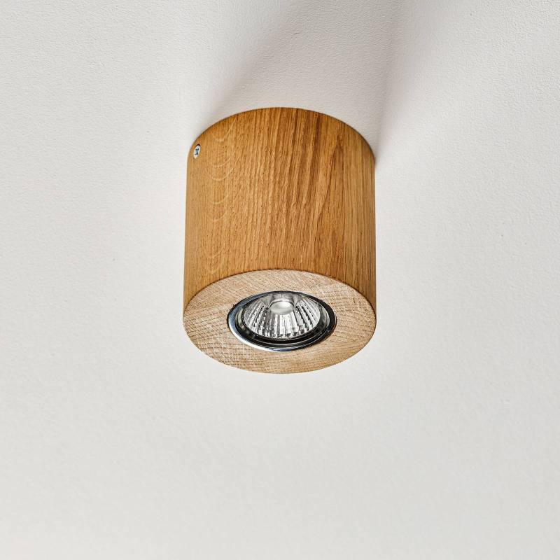 Deckenlampe Wooddream 1-flammig Eiche, rund, 10cm von Spot-Light