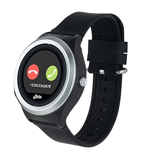 Spotter GPS Watch Air - GPS-Smartwatch für die Sicherheit von Kindern und Senioren, unterstützt Anrufe, SOS-Taste, IP67 wasserdicht, kostenlose App und Bezahlte Nutzungsdauer - Schwarz von Spotter