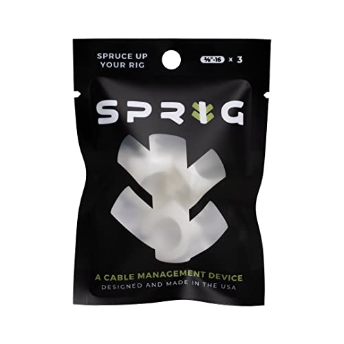 Sprig - Kabelführungsclips 3/8"-16, 3er-Pack - Fluoreszierend von Sprig