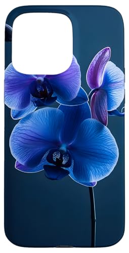 Blaue Orchidee mit Blumenmuster Hülle für iPhone 15 Pro Max Blaue Orchidee mit Blumenmuster Hülle für iPhone 15 Pro Max von Spring Designs by Dennex
