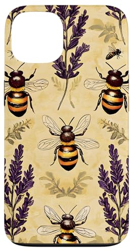 Blumenmuster mit Bienen- und Lavendelmotiv Hülle für iPhone 13 Blumenmuster mit Bienen- und Lavendelmotiv Hülle für iPhone 13 von Spring Designs by Dennex