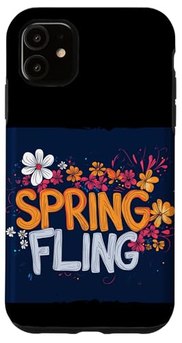 Blühendes Frühlingskostüm Hülle für iPhone 11 Blühendes Frühlingskostüm Hülle für iPhone 11 von Spring Fling Outfit