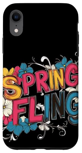 Buntes Frühlingskostüm für Mann und Frau Hülle für iPhone XR Buntes Frühlingskostüm für Mann und Frau Hülle für iPhone XR von Spring Fling Outfit