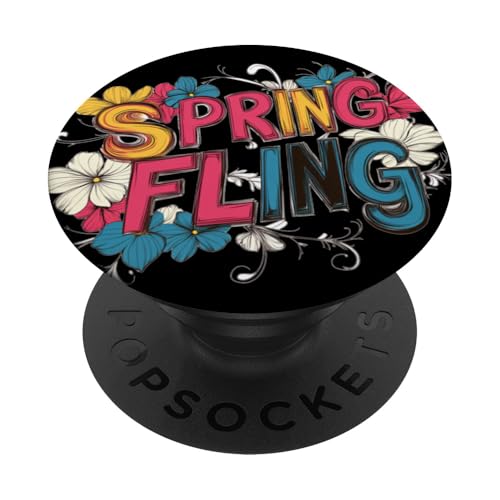Buntes Frühlingskostüm für Mann und Frau PopSockets Klebender PopGrip Buntes Frühlingskostüm für Mann und Frau PopSockets Klebender PopGrip von Spring Fling Outfit