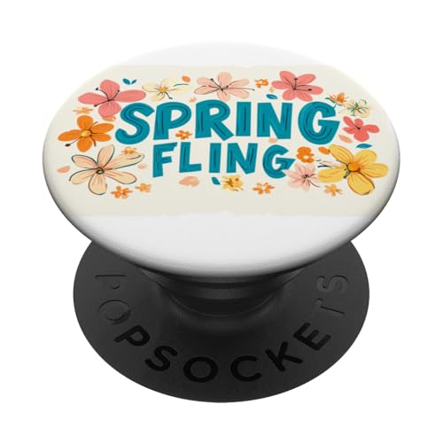 Schönes mehrfarbiges Frühlingskostüm PopSockets Klebender PopGrip Schönes mehrfarbiges Frühlingskostüm PopSockets Klebender PopGrip von Spring Fling Outfit