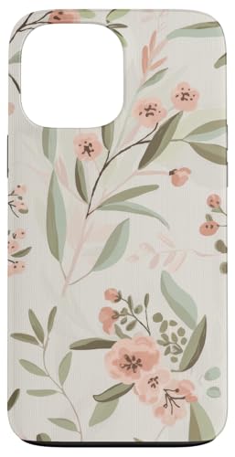 Botanische Blumen Pflanzengarten Aquarell Grün Hülle für iPhone 13 Pro Max Botanische Blumen Pflanzengarten Aquarell Grün Hülle für iPhone 13 Pro Max von Spring