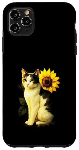 Katze Sonnenblume Haustier Tier Natur Niedlich Kunst Garten Hülle für iPhone 11 Pro Max Katze Sonnenblume Haustier Tier Natur Niedlich Kunst Garten Hülle für iPhone 11 Pro Max von Spring