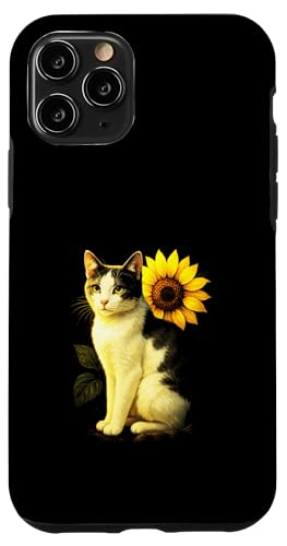 Katze Sonnenblume Haustier Tier Natur Niedlich Kunst Garten Hülle für iPhone 11 Pro Katze Sonnenblume Haustier Tier Natur Niedlich Kunst Garten Hülle für iPhone 11 Pro von Spring