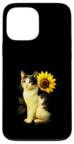 Katze Sonnenblume Haustier Tier Natur Niedlich Kunst Garten Hülle für iPhone 13 Pro Max Katze Sonnenblume Haustier Tier Natur Niedlich Kunst Garten Hülle für iPhone 13 Pro Max von Spring
