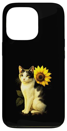 Katze Sonnenblume Haustier Tier Natur Niedlich Kunst Garten Hülle für iPhone 13 Pro Katze Sonnenblume Haustier Tier Natur Niedlich Kunst Garten Hülle für iPhone 13 Pro von Spring