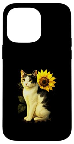 Katze Sonnenblume Haustier Tier Natur Niedlich Kunst Garten Hülle für iPhone 14 Pro Max Katze Sonnenblume Haustier Tier Natur Niedlich Kunst Garten Hülle für iPhone 14 Pro Max von Spring
