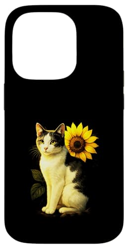 Katze Sonnenblume Haustier Tier Natur Niedlich Kunst Garten Hülle für iPhone 14 Pro Katze Sonnenblume Haustier Tier Natur Niedlich Kunst Garten Hülle für iPhone 14 Pro von Spring