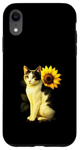 Katze Sonnenblume Haustier Tier Natur Niedlich Kunst Garten Hülle für iPhone XR Katze Sonnenblume Haustier Tier Natur Niedlich Kunst Garten Hülle für iPhone XR von Spring