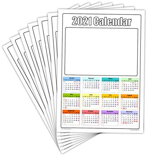 Springboard 10487 - Kalender zum Ausmalen und Gestalten - A3 (50 Stück) von Springboard