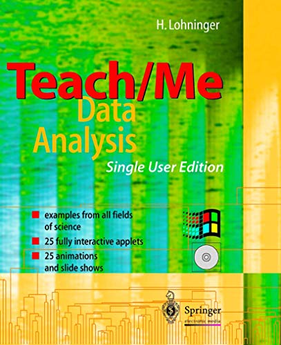 Teach/Me, Data Analysis, 1 CD-ROM Englische Software. Für Windows 95 und höher. Examples from all fields of science. Single User Edition V 1.0 von Springer