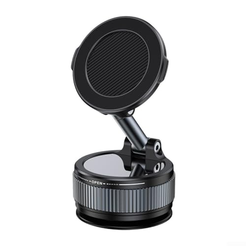 Springwillfly 360 Grad drehbarer magnetischer Vakuum-Saugnapf, KFZ-Handyhalterung, faltbarer Saugnapf-Handyhalter (schwarz) von Springwillfly
