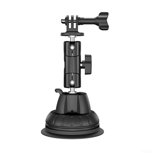 Springwillfly 360 Grad verstellbare Kamera-Auto-Saugnapfhalterung, Vakuum-Saugnapf-Basis, für Insta.360 X5, Pocket 3 für Insta360 X5, stabiler Saugnapf (1) von Springwillfly