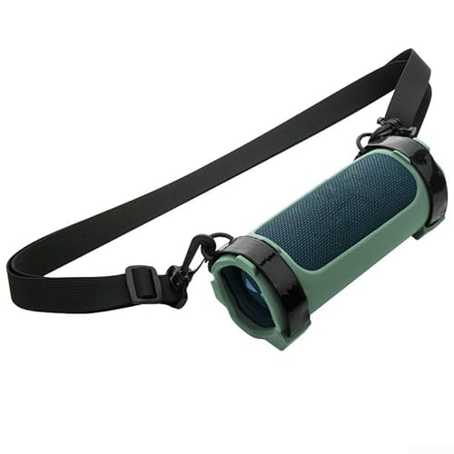 Springwillfly Harte Reisehülle mit Silikonhülle, Hülle und Silikonhülle, Schwarz für JBL Flip 6 Flip6 tragbaren Lautsprecher (grün) von Springwillfly