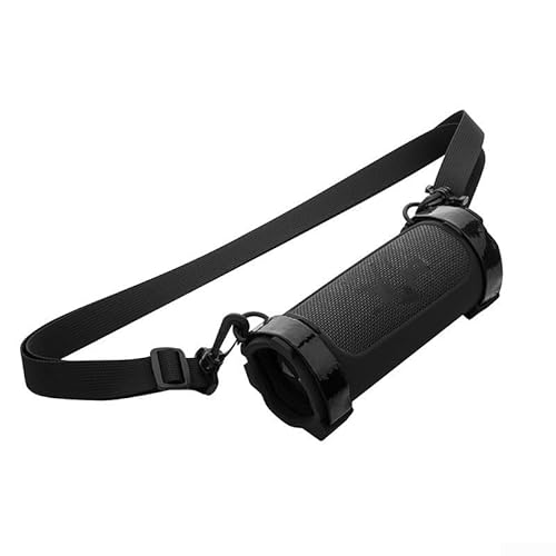 Springwillfly Hartschalen-Reiseetui mit Silikonhülle, Hülle und Silikonhülle, Schwarz für JBL Flip 6 Flip6 tragbaren Lautsprecher (schwarz) von Springwillfly