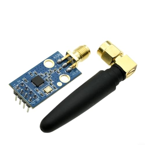 Springwillfly Kabelloses Modul mit Antenne, drahtloses Modul, Datenübertragung mit Antenne, SPI-Schnittstelle, 3-stufiger FIFO-Puffer (kurzes Biegen) von Springwillfly