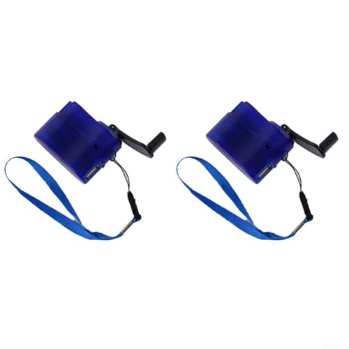 USB-Handkurbel-Ladegerät für Smartphones und digitale Geräte, 2 Stück USB-Handkurbel-Ladegerät für Smartphones und digitale Geräte, 2 Stück von Springwillfly